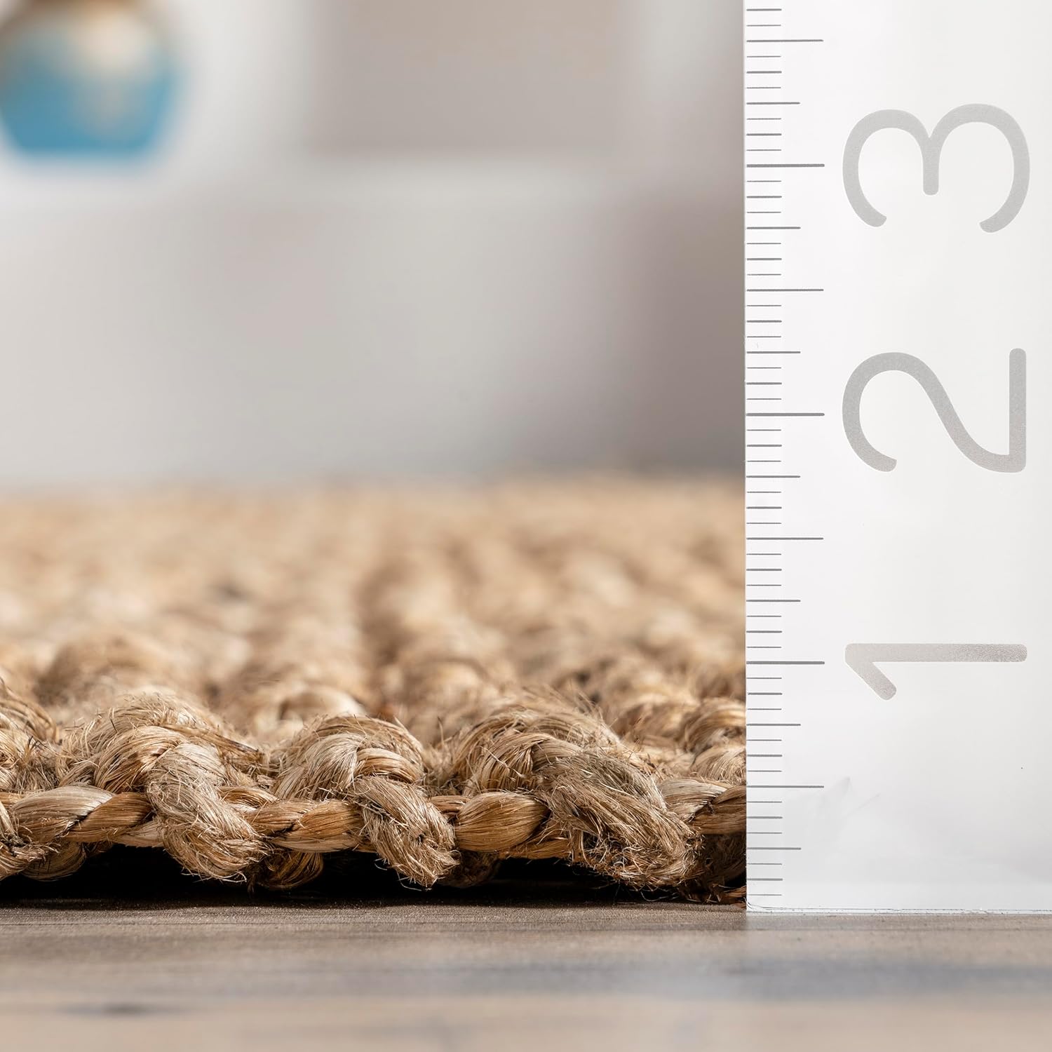 nuLOOM Raleigh Farmhouse Jute Tasseled Area Rug, 5x8, Natural